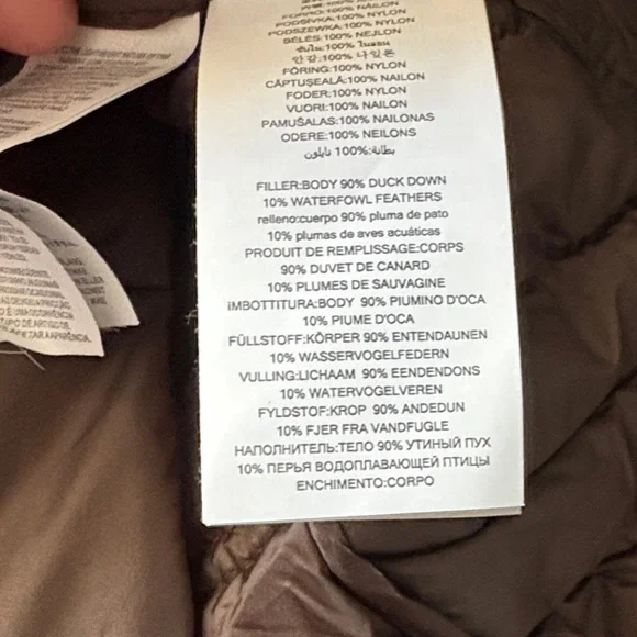 NWT MICHAEL Michael Kors Brown Puffer Jacket - Picture 9 of 9